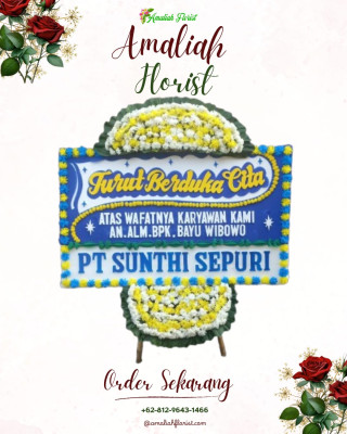 Papan Bunga Duka di Karet Tengsin