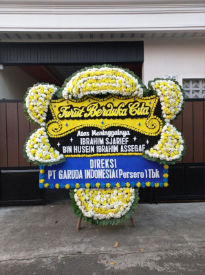 Papan Bunga Duka di Karet Tengsin