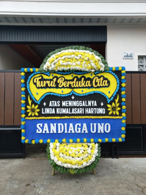 Papan Bunga Duka di Karet Tengsin
