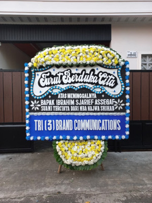 Papan Bunga Duka di Karet Tengsin